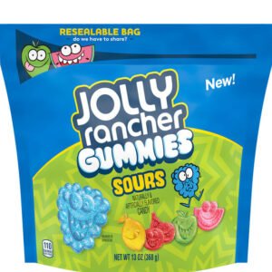 JOLLY RANCHER Sour Gummies Candy Assorted 13oz Candy Bag