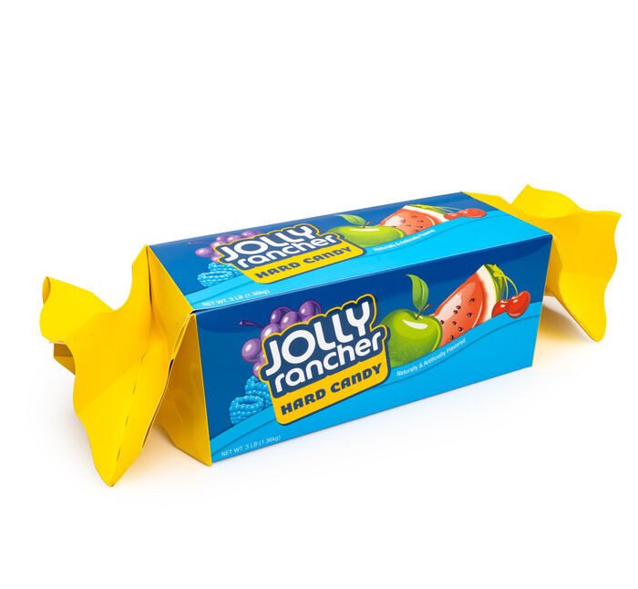 JOLLY RANCHER World’s Largest Novelty Packaged Hard Candy Filled Box, 3lb