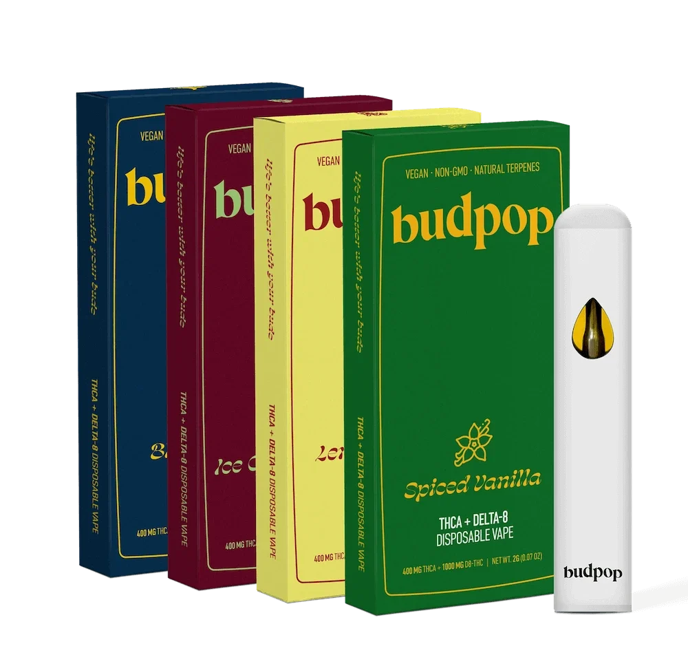 BUDPOP THC DISPOSABLE VAPE UK