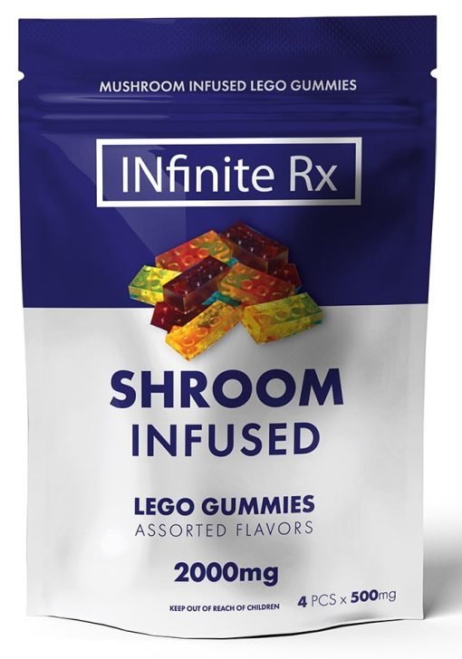 INfinite Rx Shroom Infused Block Gummies Edibles (2000mg) - Image 3