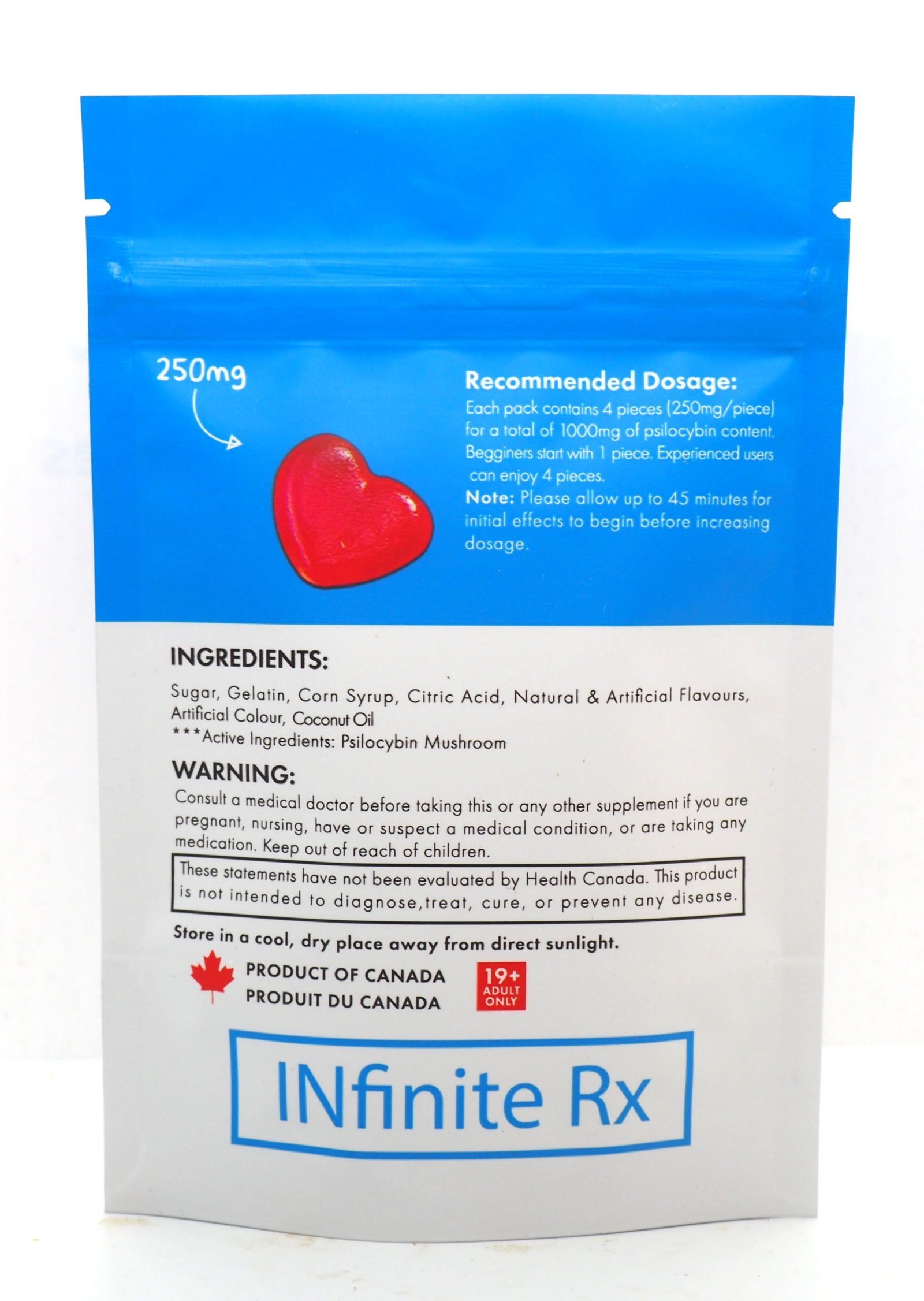 INfinite Rx Shroom Infused Heart Gummies Edibles (1000mg) - Image 3