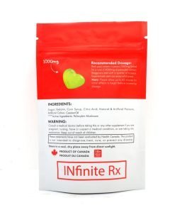 Alternative view of INfinite Rx Shroom Infused Large Heart Gummies Edibles (4000mg)
