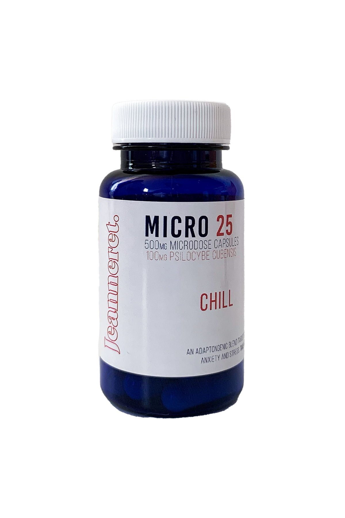 Jeanneret Botanical Micro 25 (Chill) Microdose Mushroom Capsules - Image 3