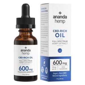 ANANDA HEMP - Full Spectrum CBD Oil - 600mg / 30ml