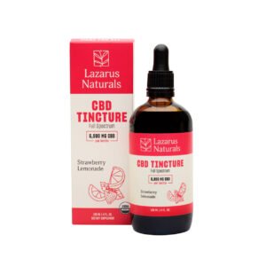 Lazarus Naturals, CBD Tincture, Strawberry Lemonade, Full Spectrum, 4fl oz, 6000mg CBD