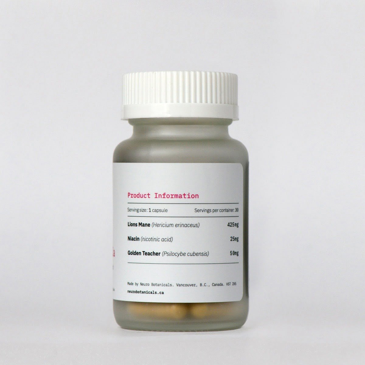 Neuro Botanicals (Brain Formula) Microdose Mushroom Capsules - Image 4