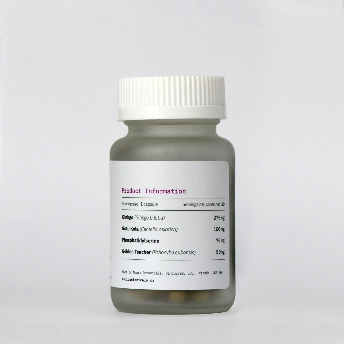 Neuro Botanicals (Focus) Microdose Mushroom Capsules - Image 3