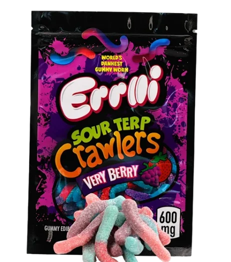 Errlli Very Berry Sour Terp Crawlers 600mg