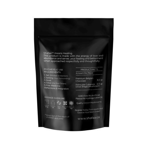 Shafaa Macrodosing Magic Mushroom Milk Chocolate Edibles - Image 4