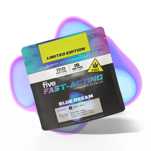 BLUE DREAM FAST ACTING 15MG THC GUMMIES UK