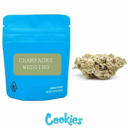 Champagne Wedding cookies