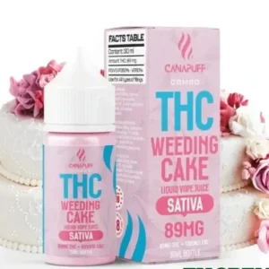 CanaPuff THC/1000mg CBC – Weeding Cake 89mg THC – Liquid, 30 ml