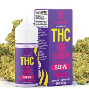 CanaPuff THC/1000mg CBC – OG Kush 89mg THC – Liquid, 30 ml