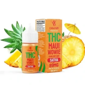 CanaPuff Maui Wowie 89mg THC – Liquid, 30 ml UK