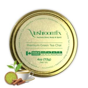 Alternative view of Premium Green Tea – 7 Mushrooms – MushroomFx – 20 Servings