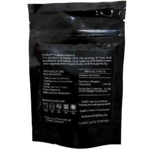 Alternative view of Shafaa Macrodosing Magic Mushroom Dark Chocolate Edibles