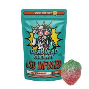 Alternative view of LSD Edible 100ug Wild Strawberry Gummy Deadhead Chemist